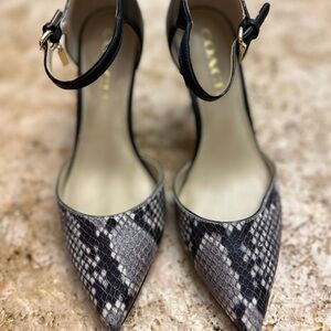 Coach Snakeskin Heels